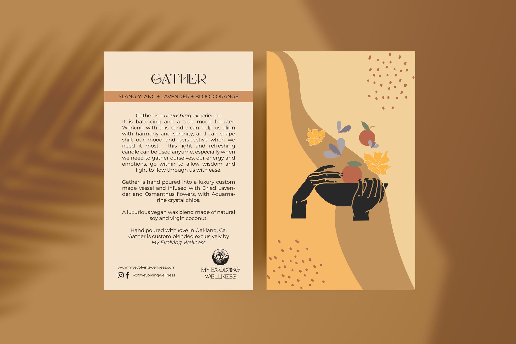 Gather: Lavendar + Ylang Ylang + Blood Orange